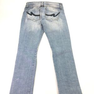 Free Stone Women's Straight Leg Jeans Sz 3/26 P090